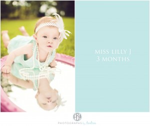 "Baby Girl three month shoot"