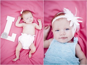 "Baby Girl three month shoot"