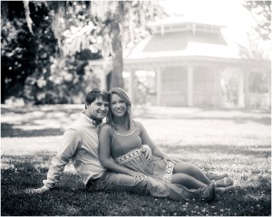 "Hampton Park Charleston Engagement"