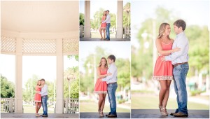 "Hampton Park Charleston Engagement"