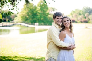 "Hampton Park Charleston Engagement"